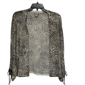 Chicos Cardigan Animal Print‎ Small